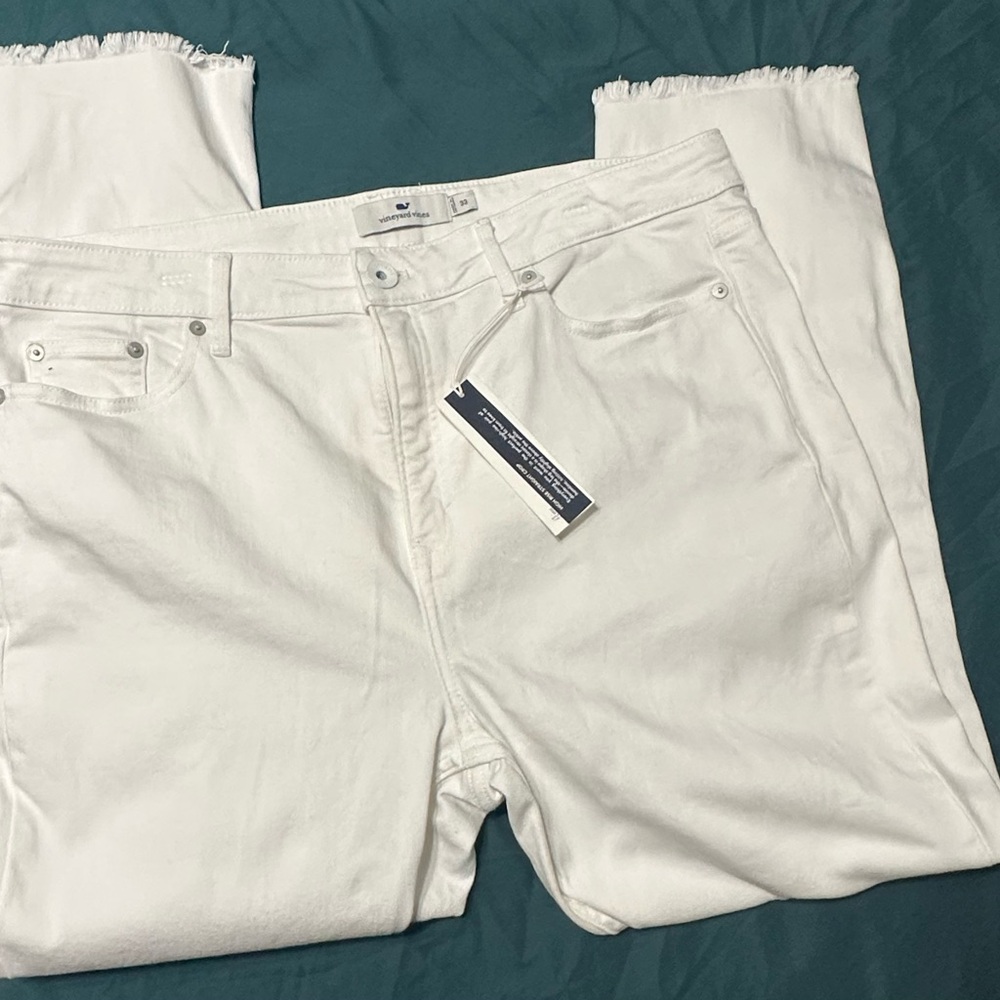 NWT Vineyard Vine’s White Denim Jeans